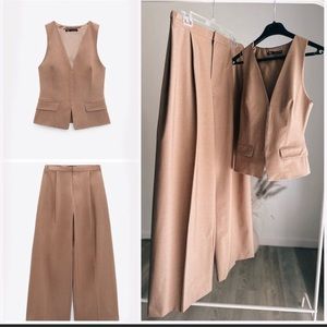 Zara Co-Ord Set Vest and Pants New with Tags